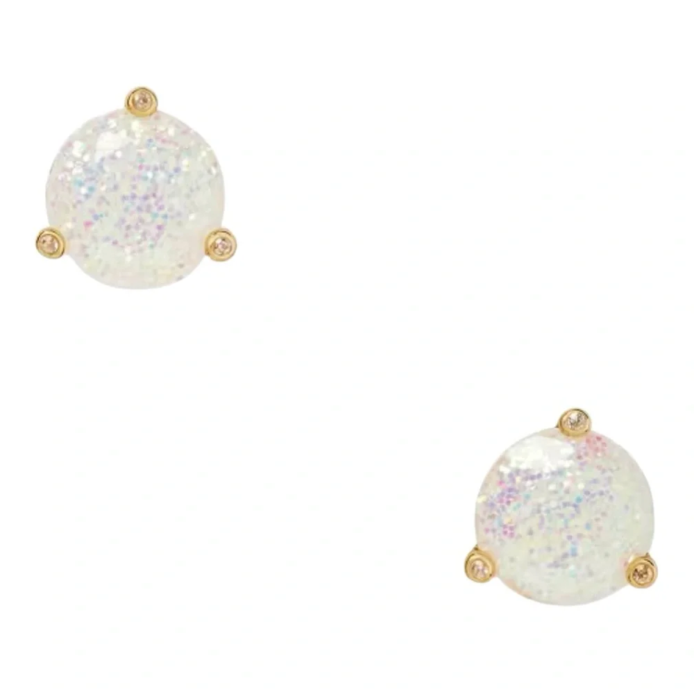 Kate Spade RISE AND SHINE Opal Glitter Stud Earrings NWT - Picture 7 of 12